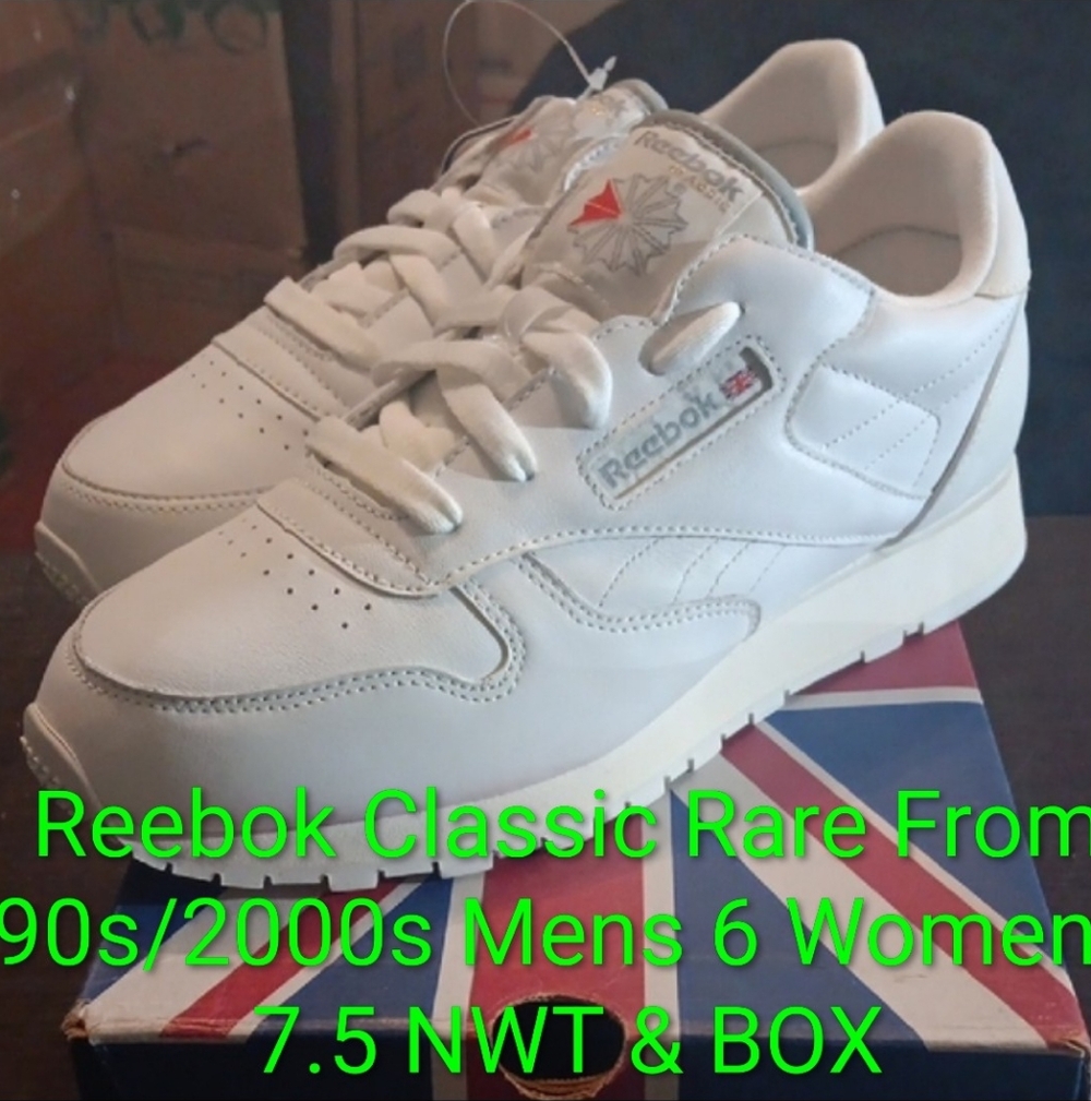 Reebok Classic Rare From 90s/2000s Mens 6 Womens 7.5 NWT & BOX
